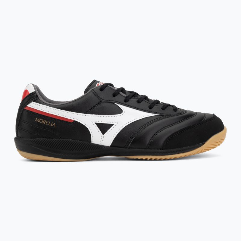 Kopačky Mizuno Morelia Sala Pro IN Black/White/Chinese Red 2