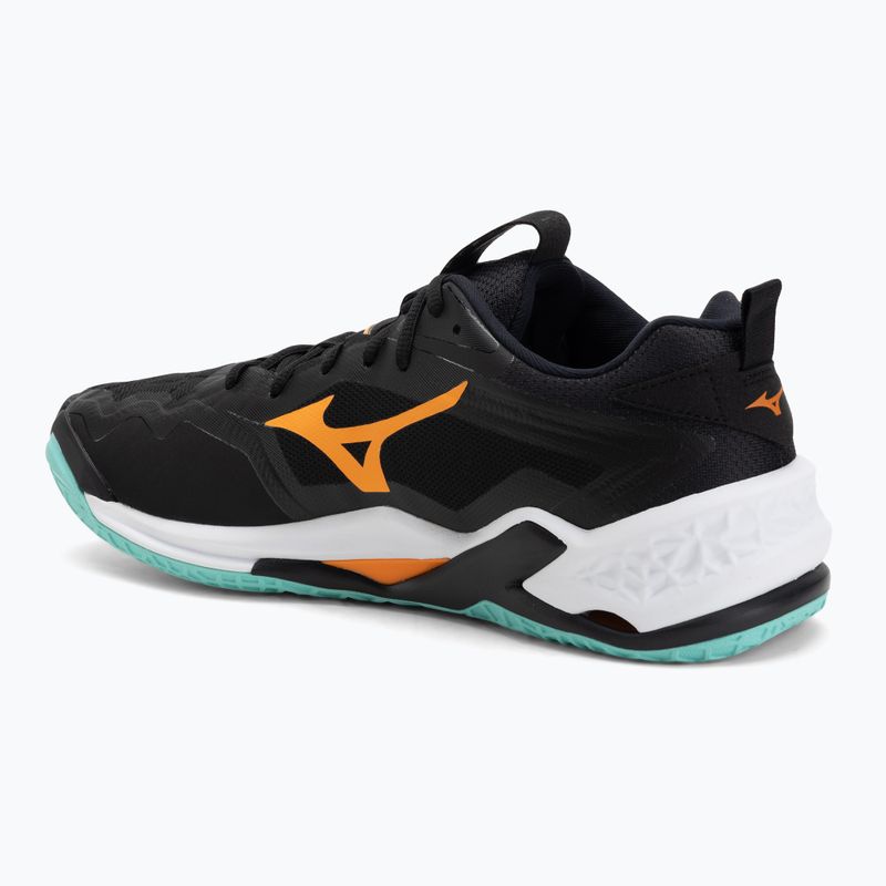 Házenkářské boty Mizuno Wave Stealth Neo 2 black/tangelo/ice green 3