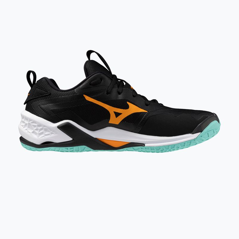 Házenkářské boty Mizuno Wave Stealth Neo 2 black/tangelo/ice green 2