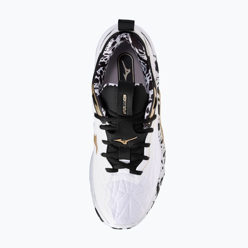 Boty na házenou Mizuno Wave Stealth Neo 2 white/black/gold 5