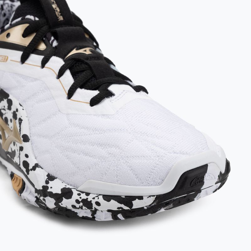Boty na házenou Mizuno Wave Stealth Neo 2 white/black/gold 7