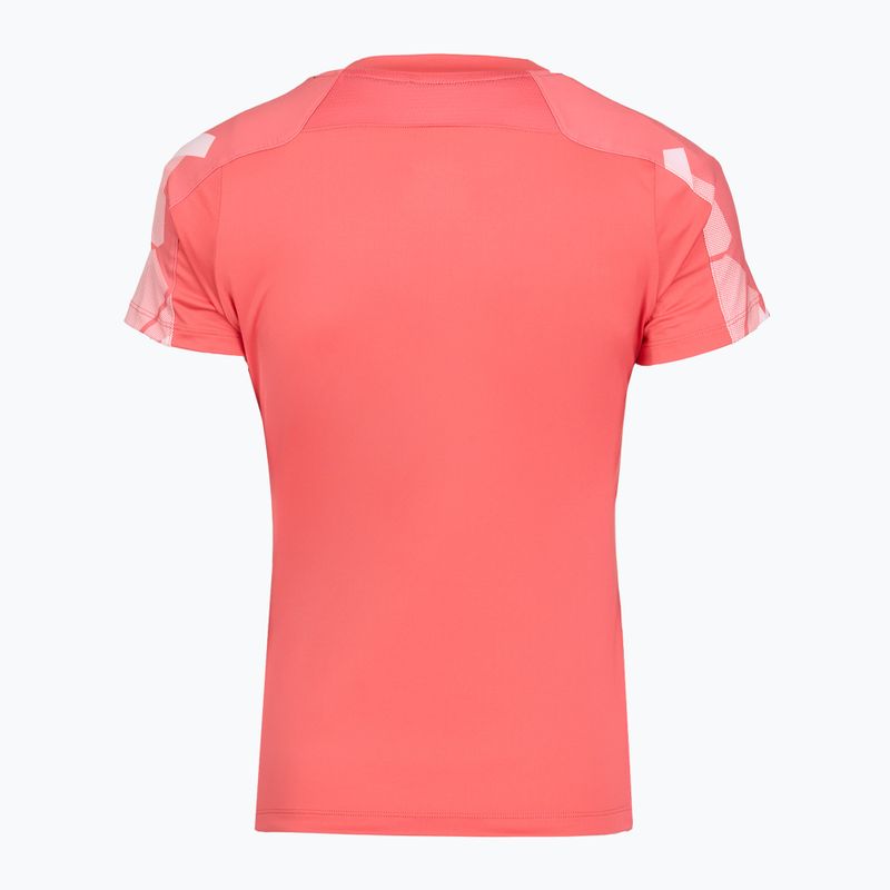 Dámské tenisové tričko Mizuno Daybreakers Printed calypso coral 2