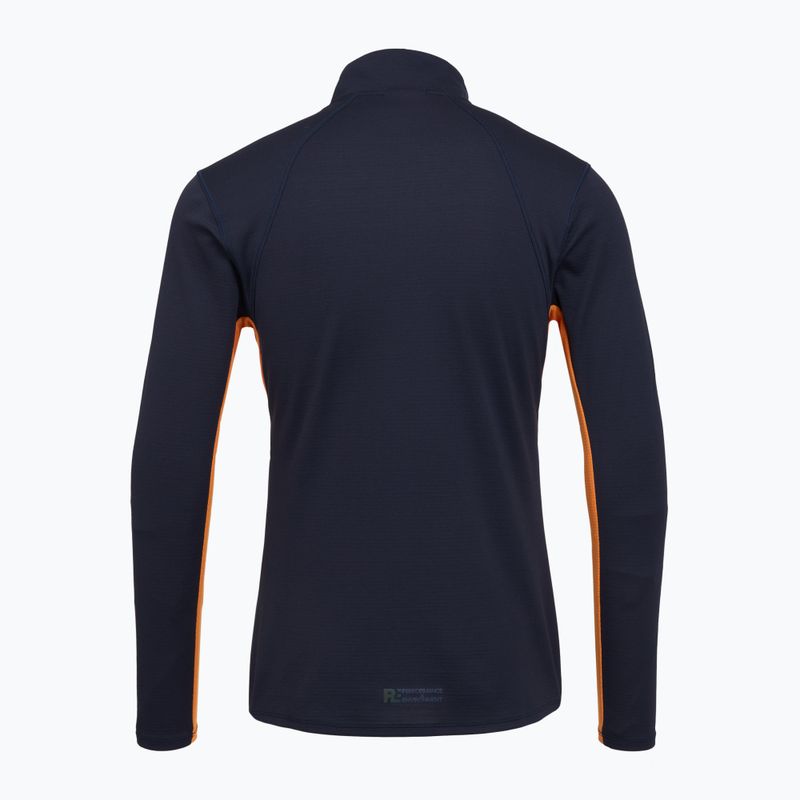 Pánské běžecké triko Longsleeve Mizuno Tech Thermal Charge Half Zip baritone blue 2