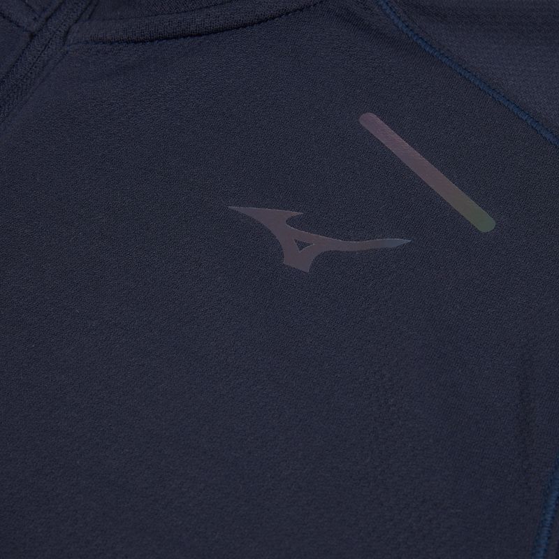 Pánské běžecké triko Longsleeve Mizuno Tech Thermal Charge Half Zip baritone blue 3