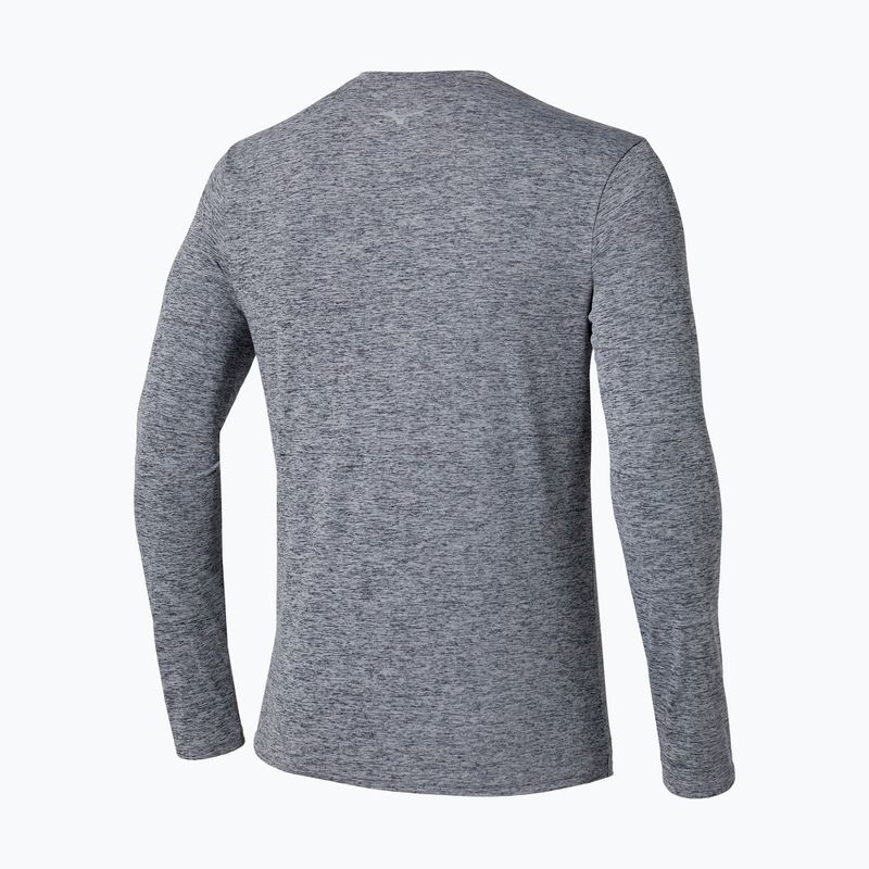 Pánské běžecké tričko Longsleeve Mizuno Core Impulse Half Zip Tee quicksilver  2