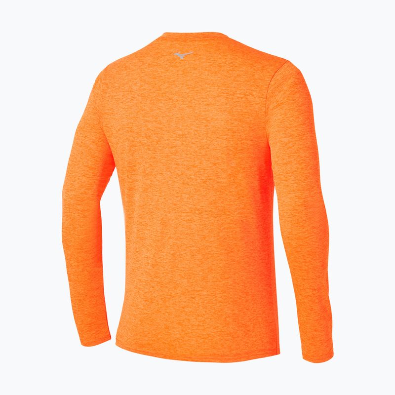 Pánské běžecké tričko Longsleeve Mizuno Core Impulse Half Zip Tee tangelo 2