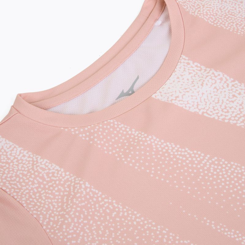 Dámské běžecké tričko Mizuno Core Graphic Tee bleached mauve 3