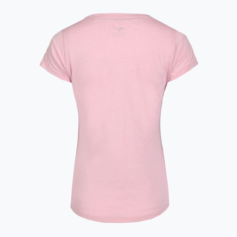 Dámské běžecké tričko Mizuno Core Runbird Tee bleached mauve 2
