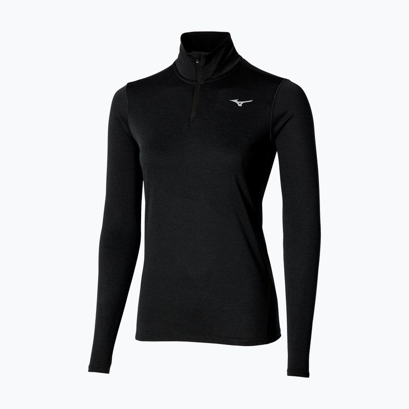Dámská běžecká mikina Mizuno Core Impulse Half Zip Tee black