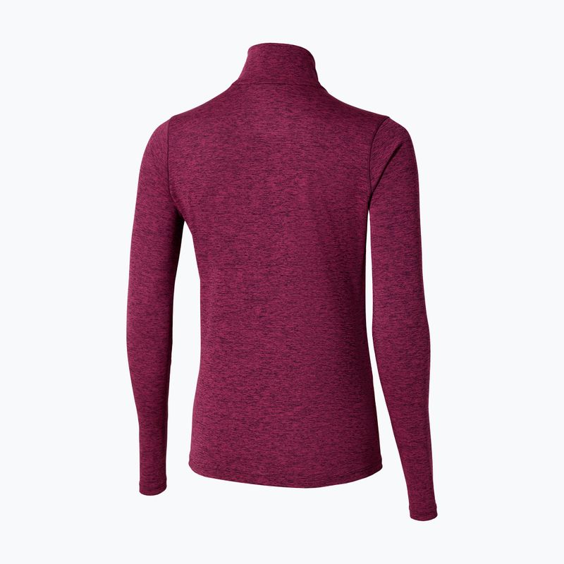 Dámská běžecká mikina Mizuno Core Impulse Half Zip Tee dark purple 2