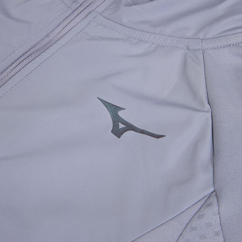 Dámská běžecká bunda Mizuno Active Warm Hybrid Full Zip Hooded quicksilver 7