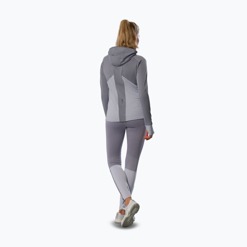 Dámská běžecká bunda Mizuno Active Warm Hybrid Full Zip Hooded quicksilver 4