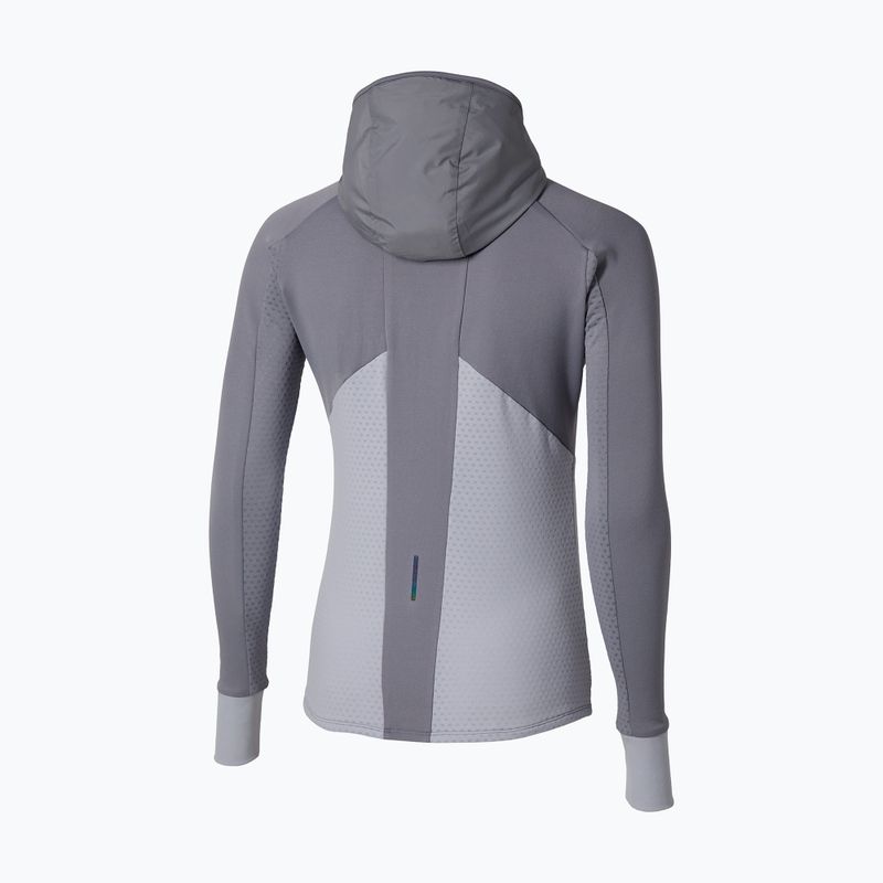 Dámská běžecká bunda Mizuno Active Warm Hybrid Full Zip Hooded quicksilver 6