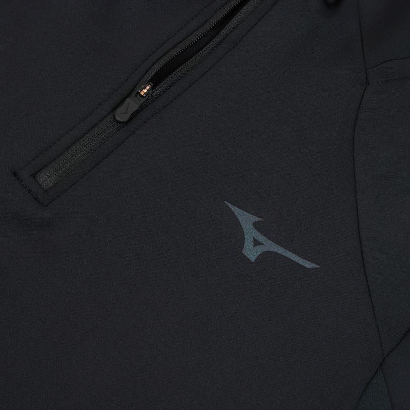 Dámská běžecká mikina Mizuno Active Warm Half Zip black 3