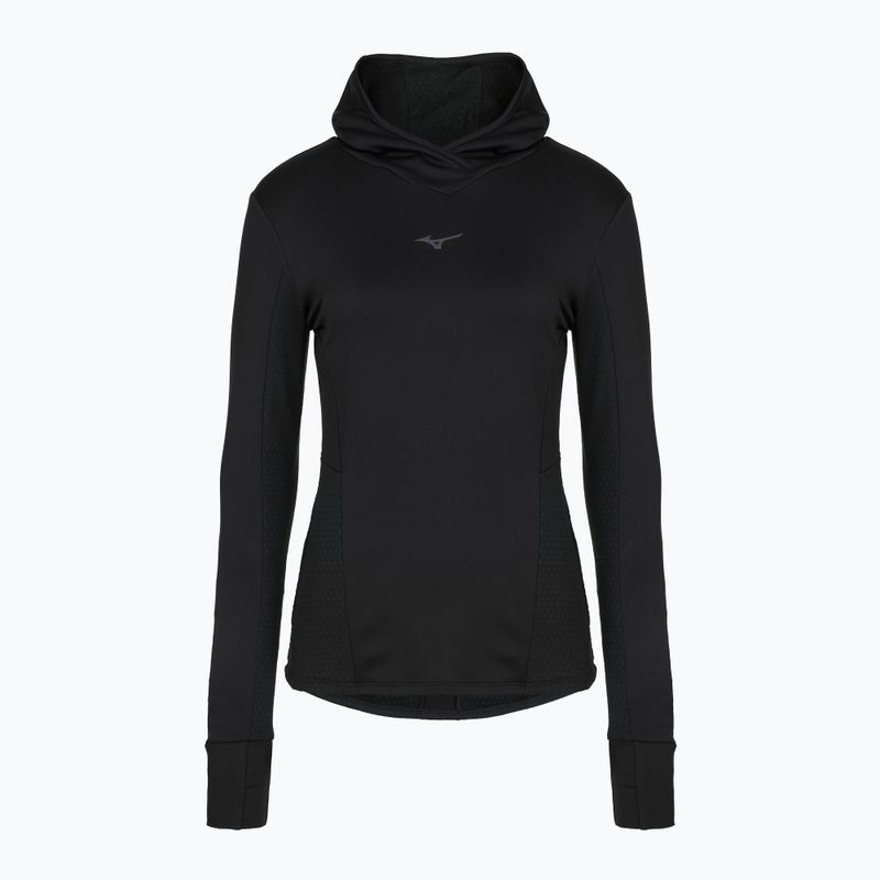 Dámská běžecká mikina Mizuno Active Warm Hooded black