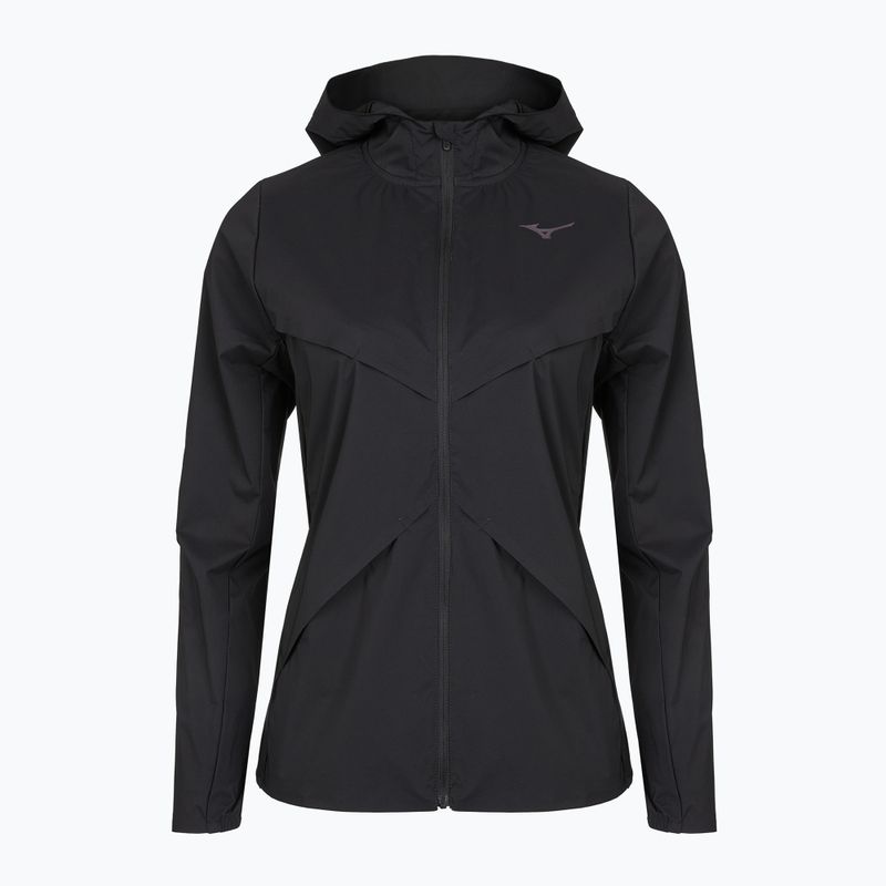 Dámská běžecká bunda Mizuno Tech Thermal Charge Hooded black
