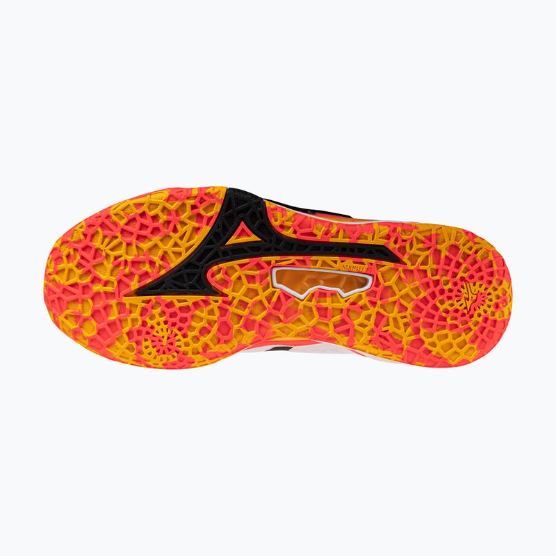 Házenkářské boty Mizuno Wave Stealth Neo 2 white/flery coral 2/citrus 4