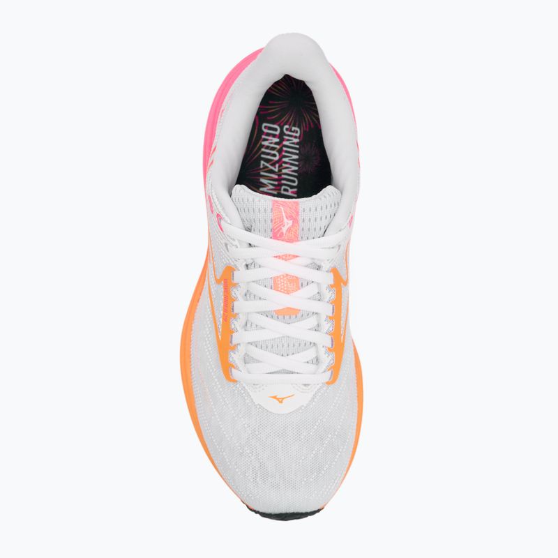 Běžecké boty Mizuno Wave Rider 28 white/tang orange/pink tetra 5