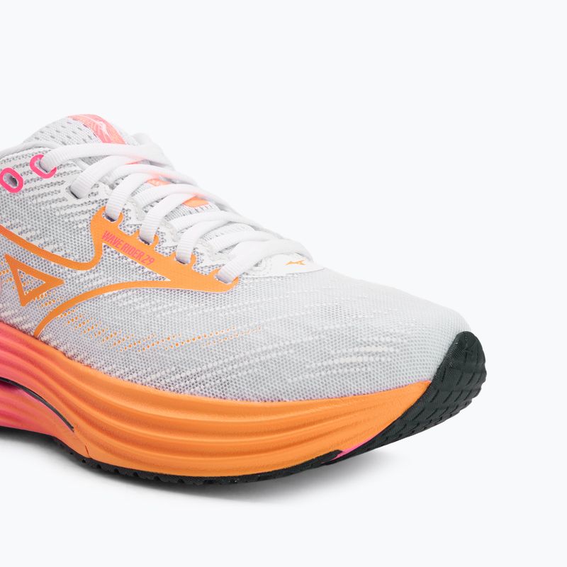 Běžecké boty Mizuno Wave Rider 28 white/tang orange/pink tetra 7