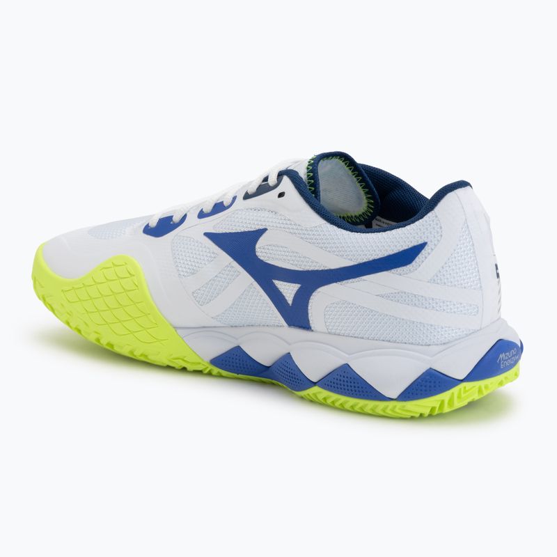 Tenisové boty Mizuno Wave Enforce Tour 2 CC white/dazzling blue/lightning 3