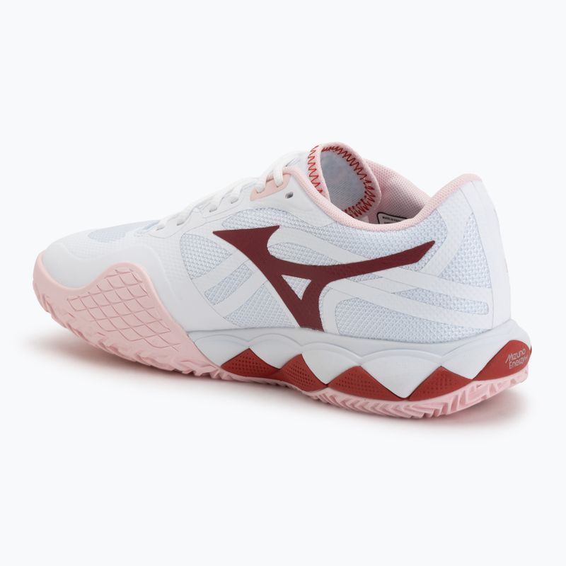 Dámské tenisové boty Mizuno Wave Enforce Tour 2 CC white/pinkesque/barbados/cherry 3