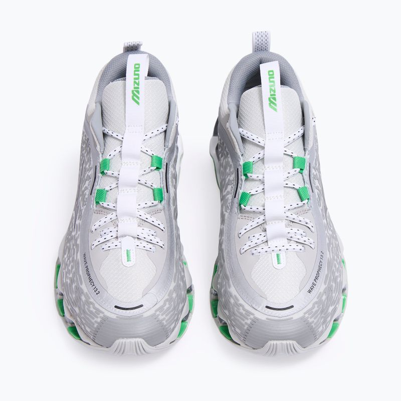 Boty Mizuno Wave Prophecy 13.2 harbor mist/black/vibrant green 3