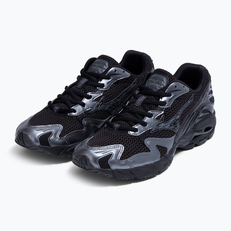 Boty Mizuno Wave Rider 10 black/black sand/metallic gray 2