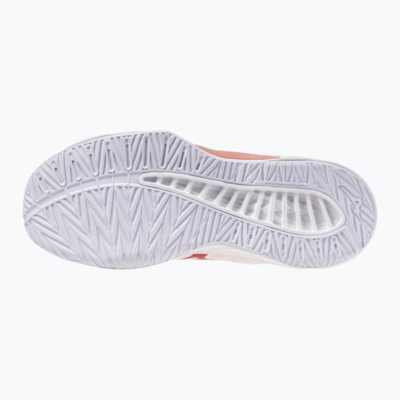 Dámské volejbalové boty Mizuno Lightning Select Mid white/rose elegance/lava falls 2