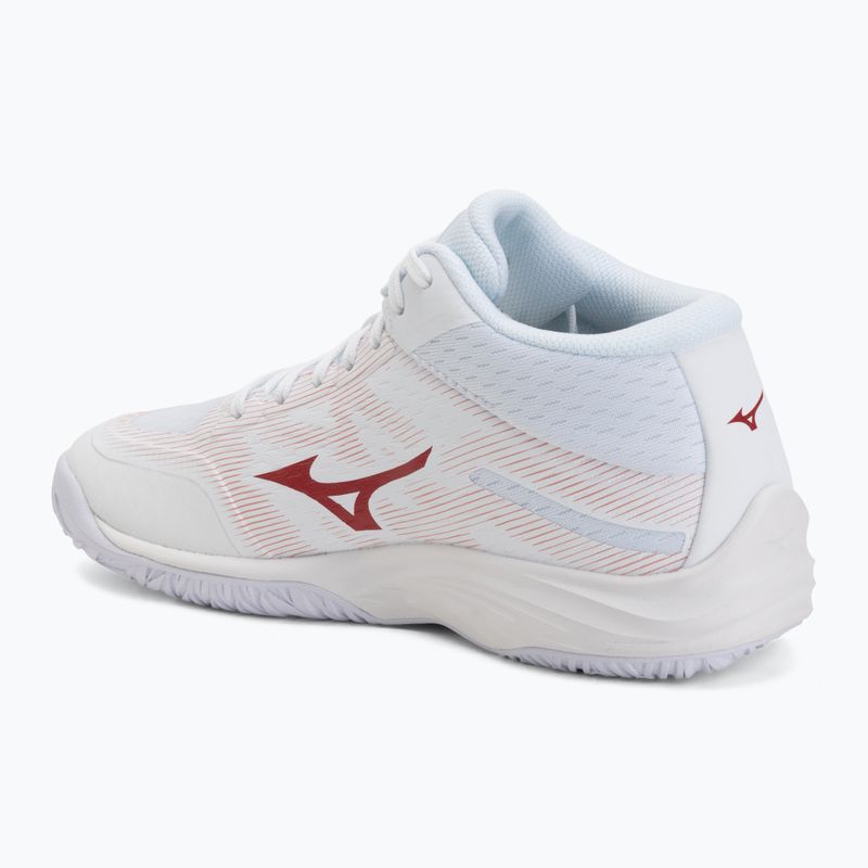 Dámské volejbalové boty Mizuno Lightning Select Mid white/rose elegance/lava falls 3