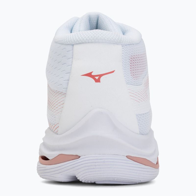 Dámské boty na volejbal Mizuno Wave Lightning Pro Mid white/rose elegance/lava falls 6