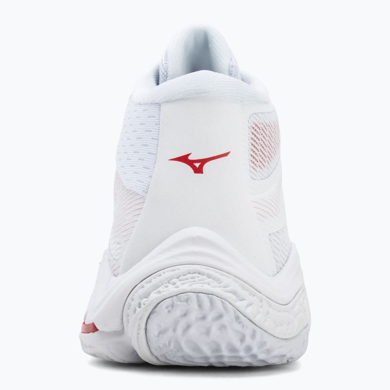 Dámské volejbalové boty Mizuno Wave Lightning Elite Mid white/rose elegance/lava falls 6