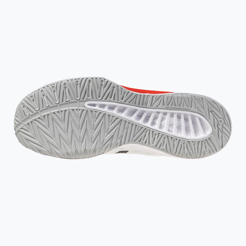 Volejbalové boty Mizuno Lightning Select Mid white/black/fiery red 2