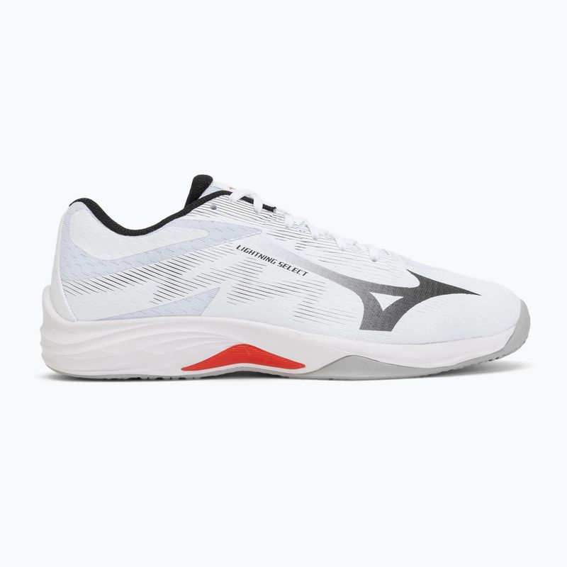 Volejbalové boty Mizuno Lightning Select white/black/fiery red 2