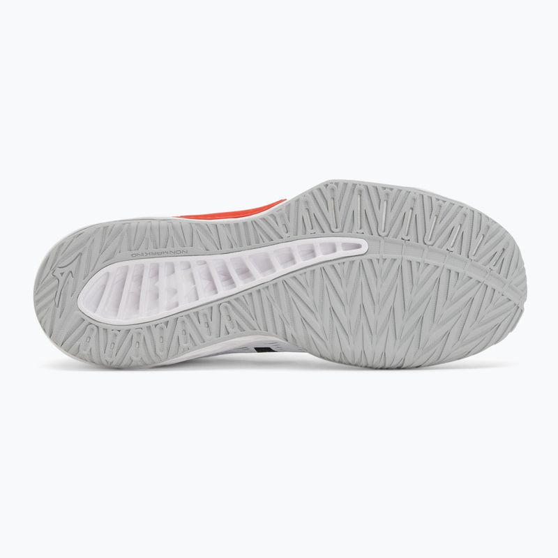 Volejbalové boty Mizuno Lightning Select white/black/fiery red 4