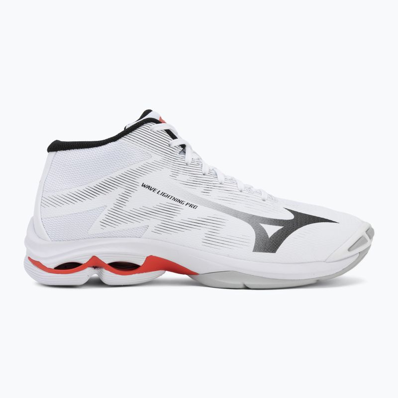 Volejbalové boty Mizuno Wave Lightning Pro Mid white/black/fiery red 2