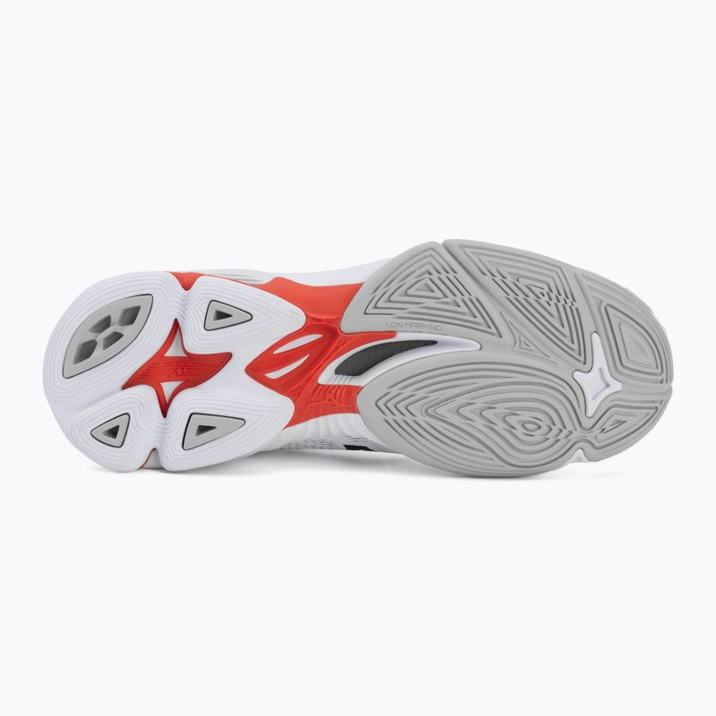 Volejbalové boty Mizuno Wave Lightning Pro Mid white/black/fiery red 4