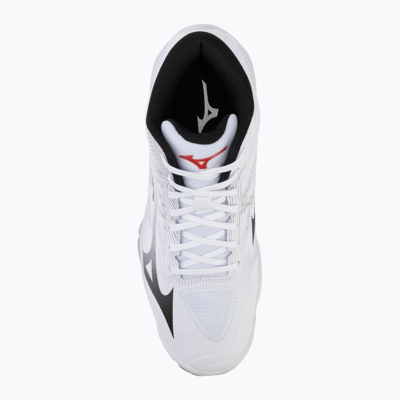 Volejbalové boty Mizuno Wave Lightning Pro Mid white/black/fiery red 5