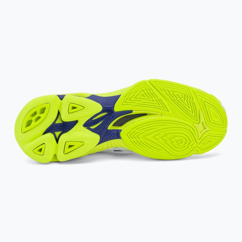 Volejbalové boty Mizuno Wave Lightning Pro white/lighting yellow/dazzling blue 4