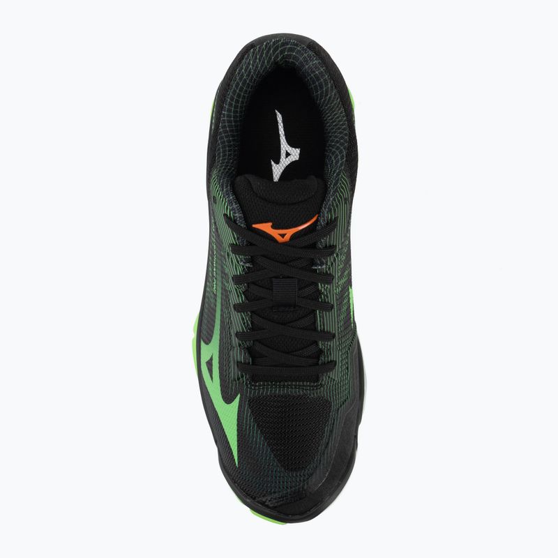 Volejbalové boty Mizuno Wave Lightning Pro black/gloving apple/mandarin orange 5