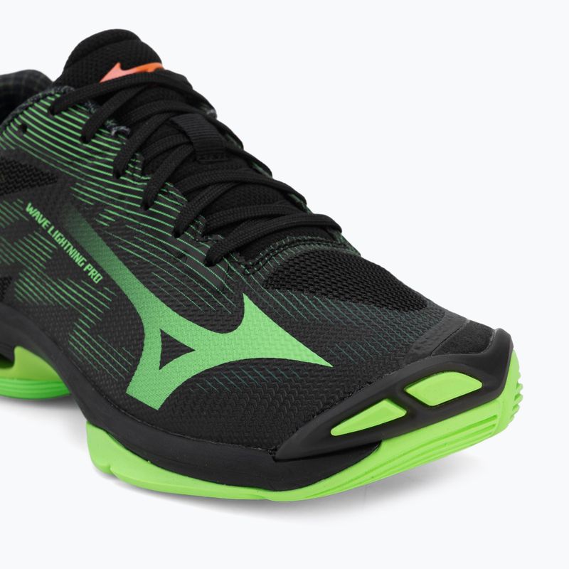 Volejbalové boty Mizuno Wave Lightning Pro black/gloving apple/mandarin orange 7