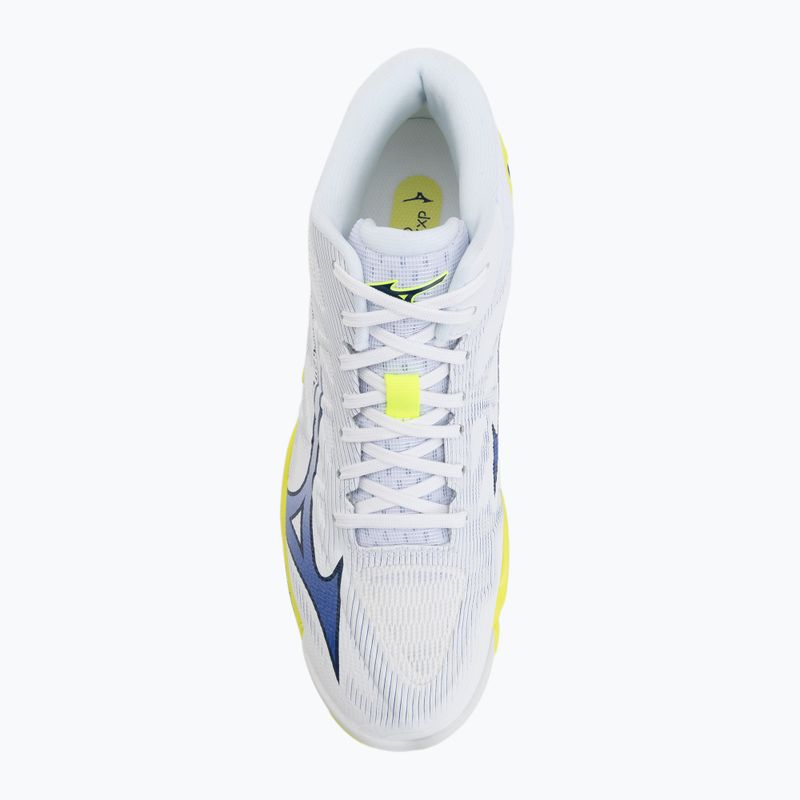 Volejbalové boty Mizuno Wave Lightning Elite Mid white/lighting yellow/dazzling blue 5
