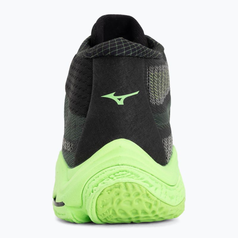Volejbalové boty Mizuno Wave Lightning Elite Mid black/glowing apple/mandarin orange 6