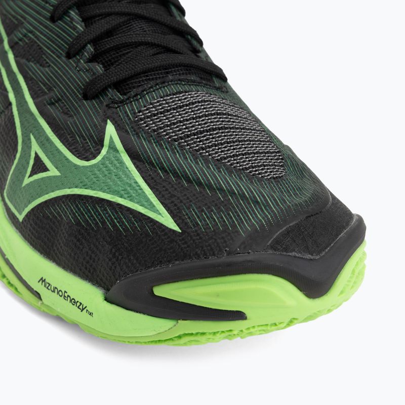 Volejbalové boty Mizuno Wave Lightning Elite Mid black/glowing apple/mandarin orange 7