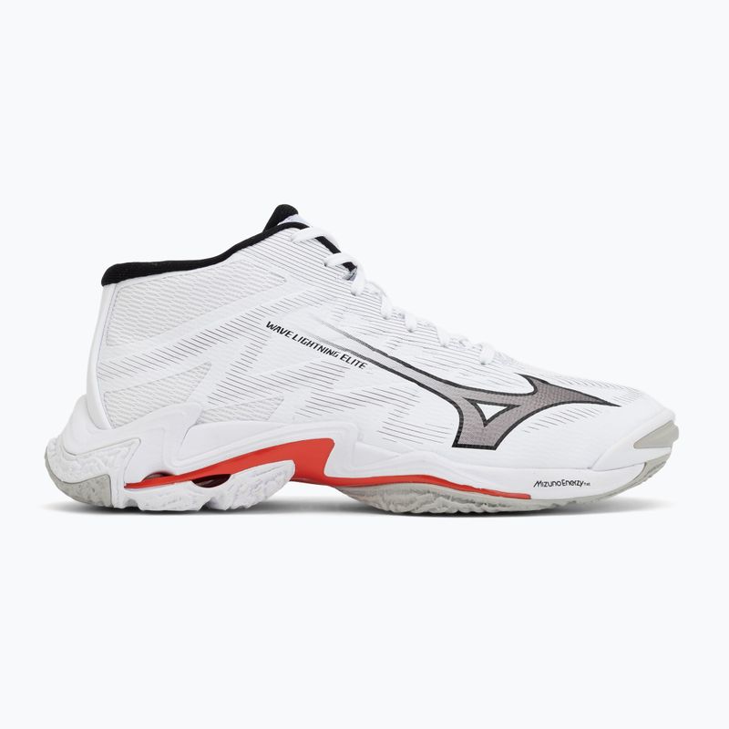 Volejbalové boty Mizuno Wave Lightning Elite Mid white/black/fiery red 2