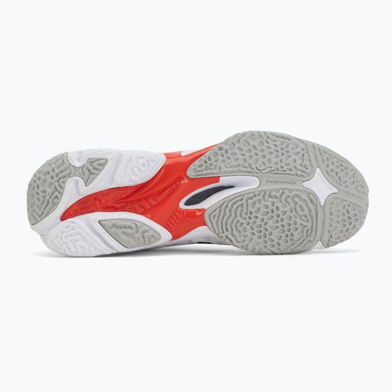 Volejbalové boty Mizuno Wave Lightning Elite Mid white/black/fiery red 4