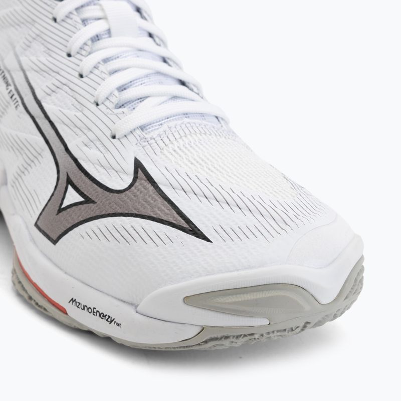 Volejbalové boty Mizuno Wave Lightning Elite Mid white/black/fiery red 7