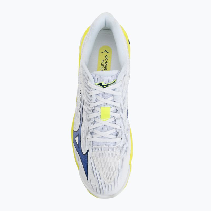 Volejbalové boty Mizuno Wave Lightning Elite white/lighting yellow/dazzling blue 5