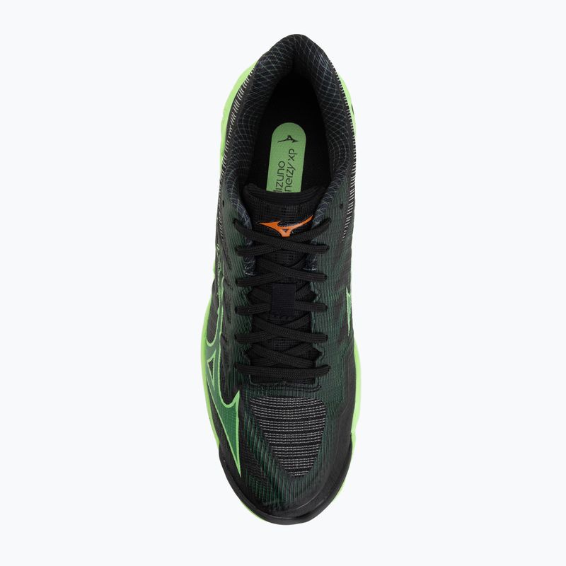 Volejbalové boty Mizuno Wave Lightning Elite black/glowing apple/mandarin orange 5
