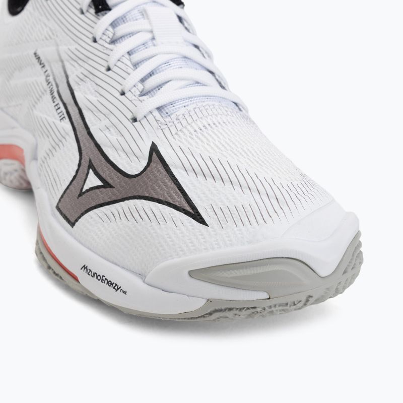 Volejbalové boty Mizuno Wave Lightning Elite white/black/fiery red 7