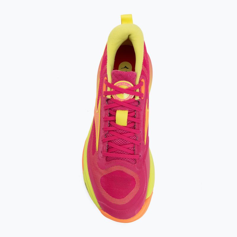 Volejbalové boty Mizuno Neo Jump pink tetra/fortune yellow/light 5